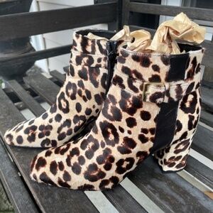 Kate Spade Calf Hair Cheetah Ankle Boot